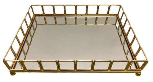 G-MT03 - Golden Mirror Tray