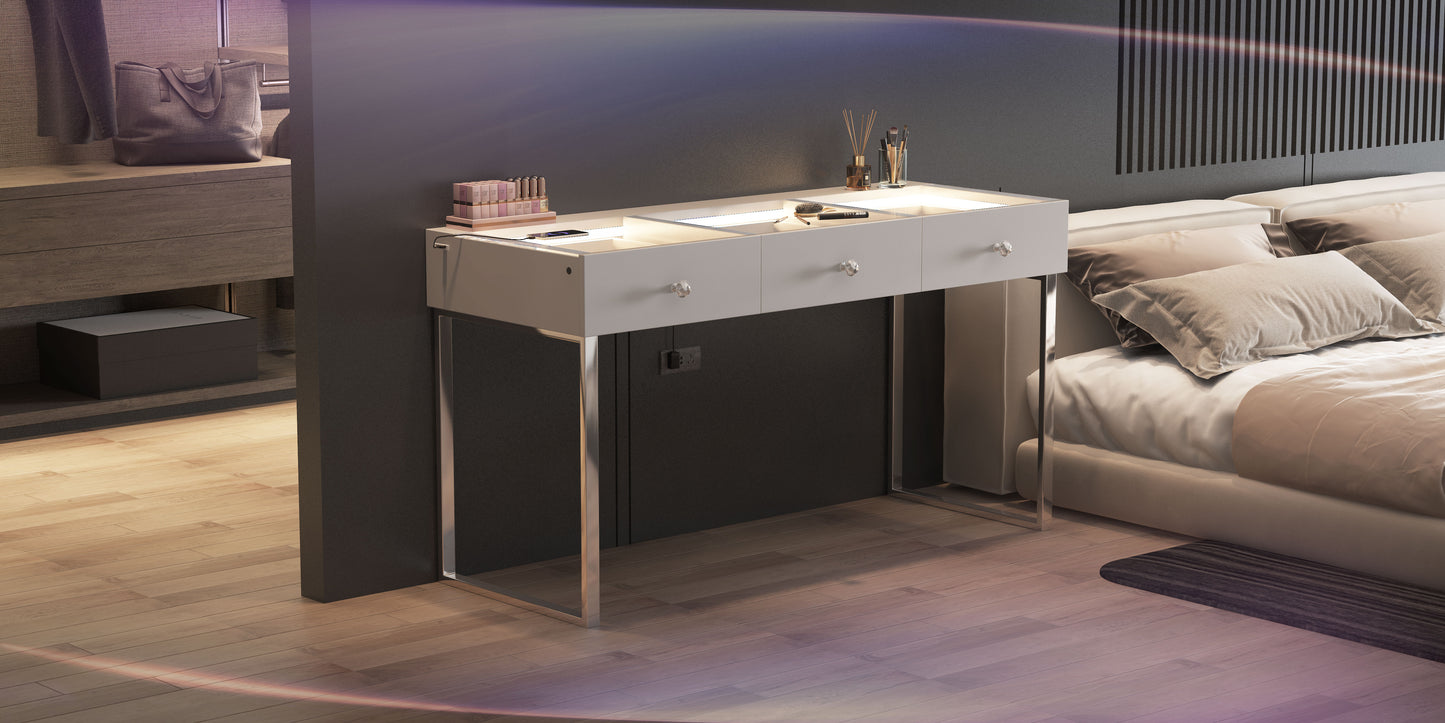 VANITII Billie Vanity Desk Pro - 3 Storage Drawers