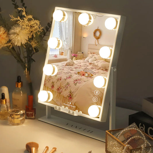 VANITII Fenair Hollywood Glow Vanity Mirror with Wireless Charging -9 Dimmable
