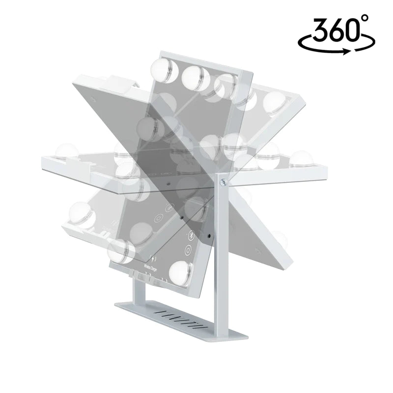 VANITII Fenair Hollywood Glow Vanity Mirror with Wireless Charging -9 Dimmable