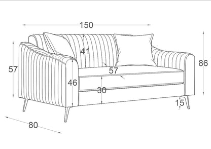 Doka Corner / 3+2 Sofa