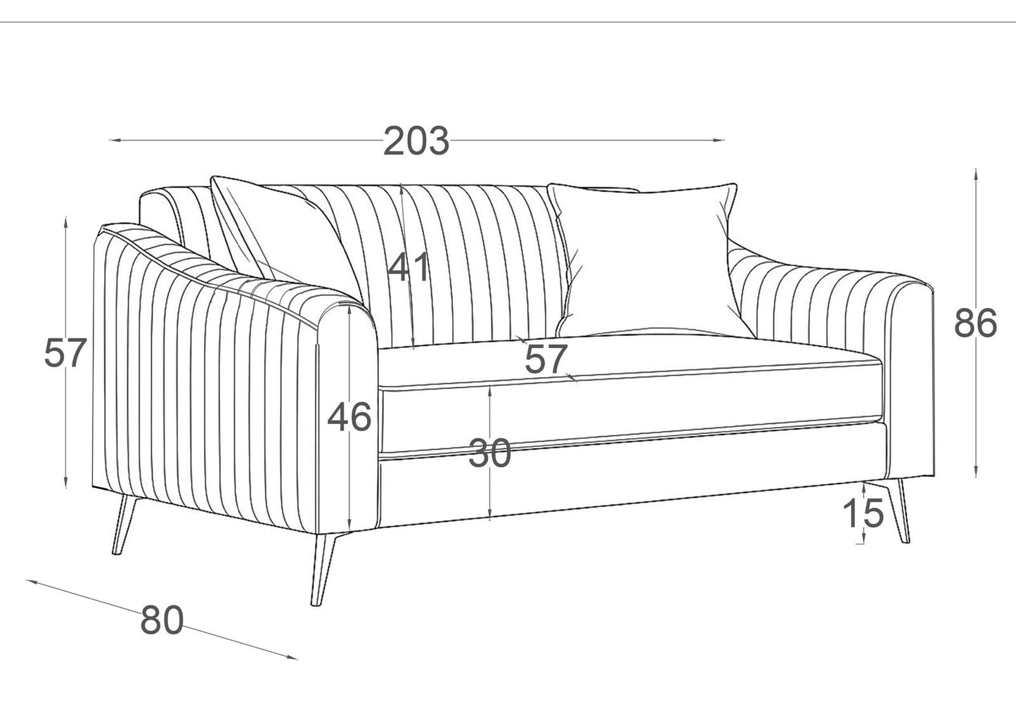 Doka Corner / 3+2 Sofa
