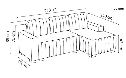 Hugo Corner Sofa Bed