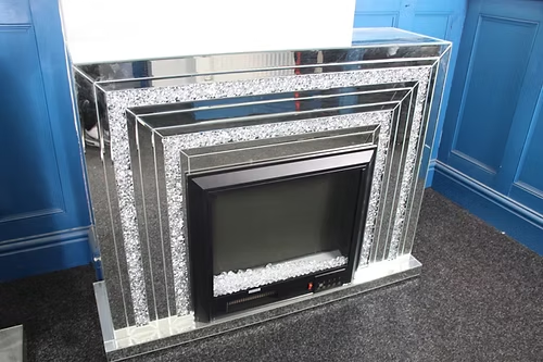 Fireplace with colours