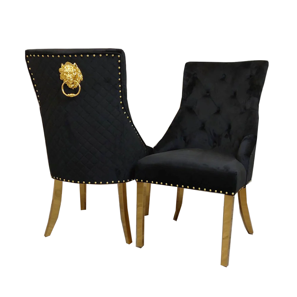 Bentley Gold Dining Chair - 2 colour