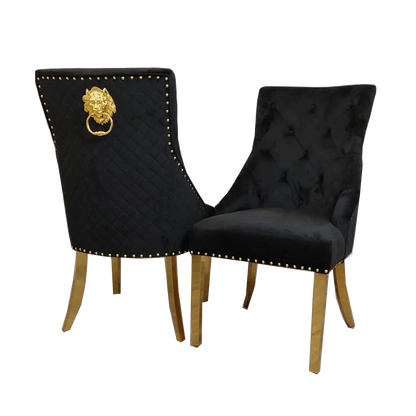 Bentley Gold Dining Chair - 2 colour