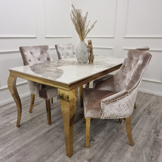 Bentley Gold Dining Chair - 2 colour