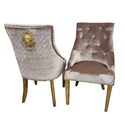 Bentley Gold Dining Chair - 2 colour