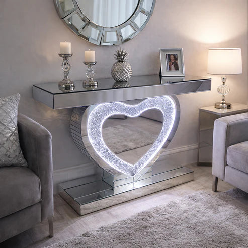 Heart Console Table - LED