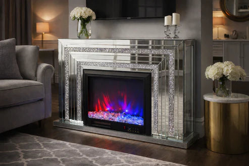 Crushed Diamond Fireplace (with colours)