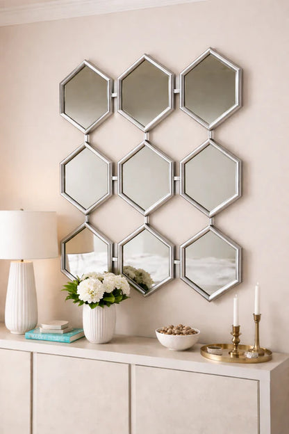 G-M007 - Gold/Silver Wall Mirror