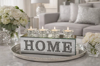 4H "HOME" Tealight Holder