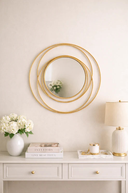 G-M010 - Golden Wall Mirror