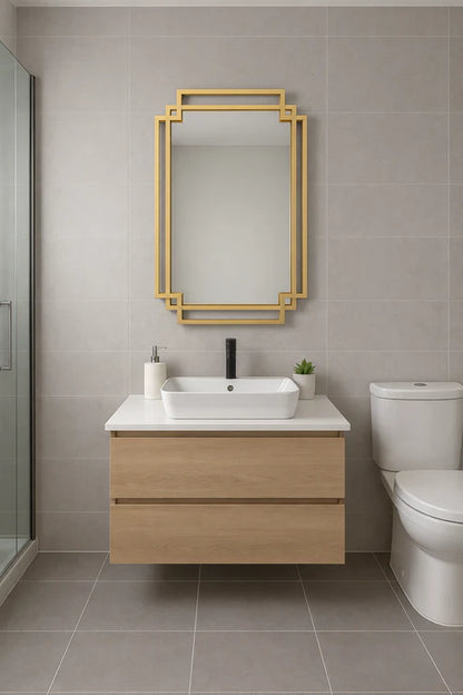 G-M001 - Golden Wall Mirror