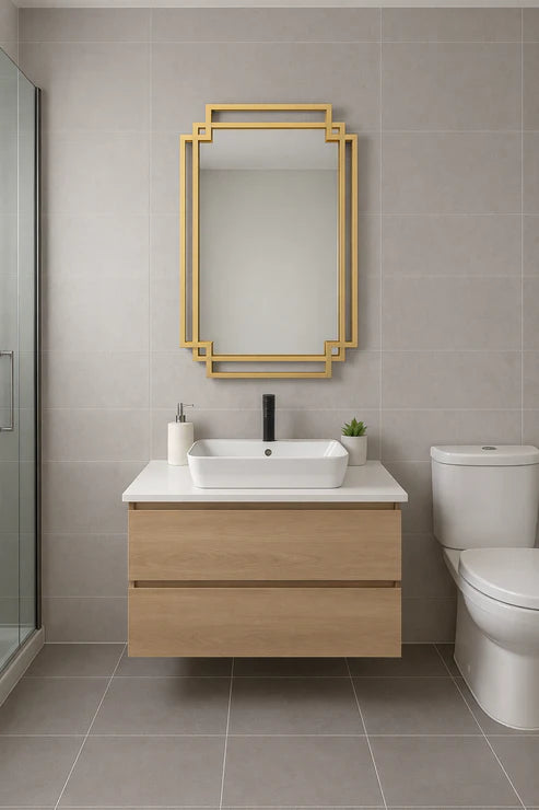 G-M001 - Golden Wall Mirror
