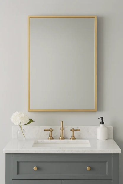 G-M004 - Golden/Black Wall Mirror