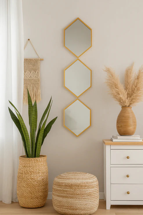 G-M006 - Golden Wall Mirror