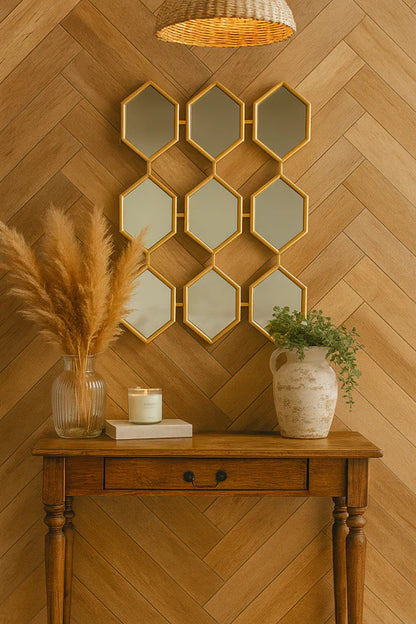 G-M007 - Gold/Silver Wall Mirror
