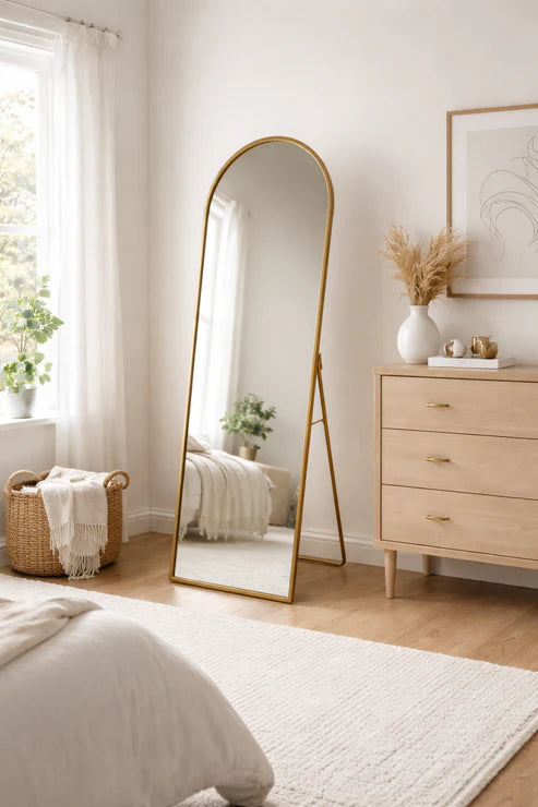 G-M011 - Free-Standing Golden Mirror