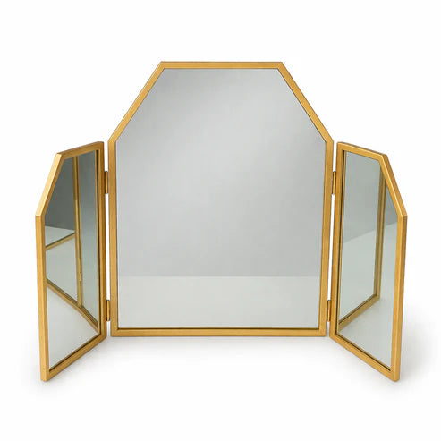 G-SY628 - Golden Tabletop Mirror