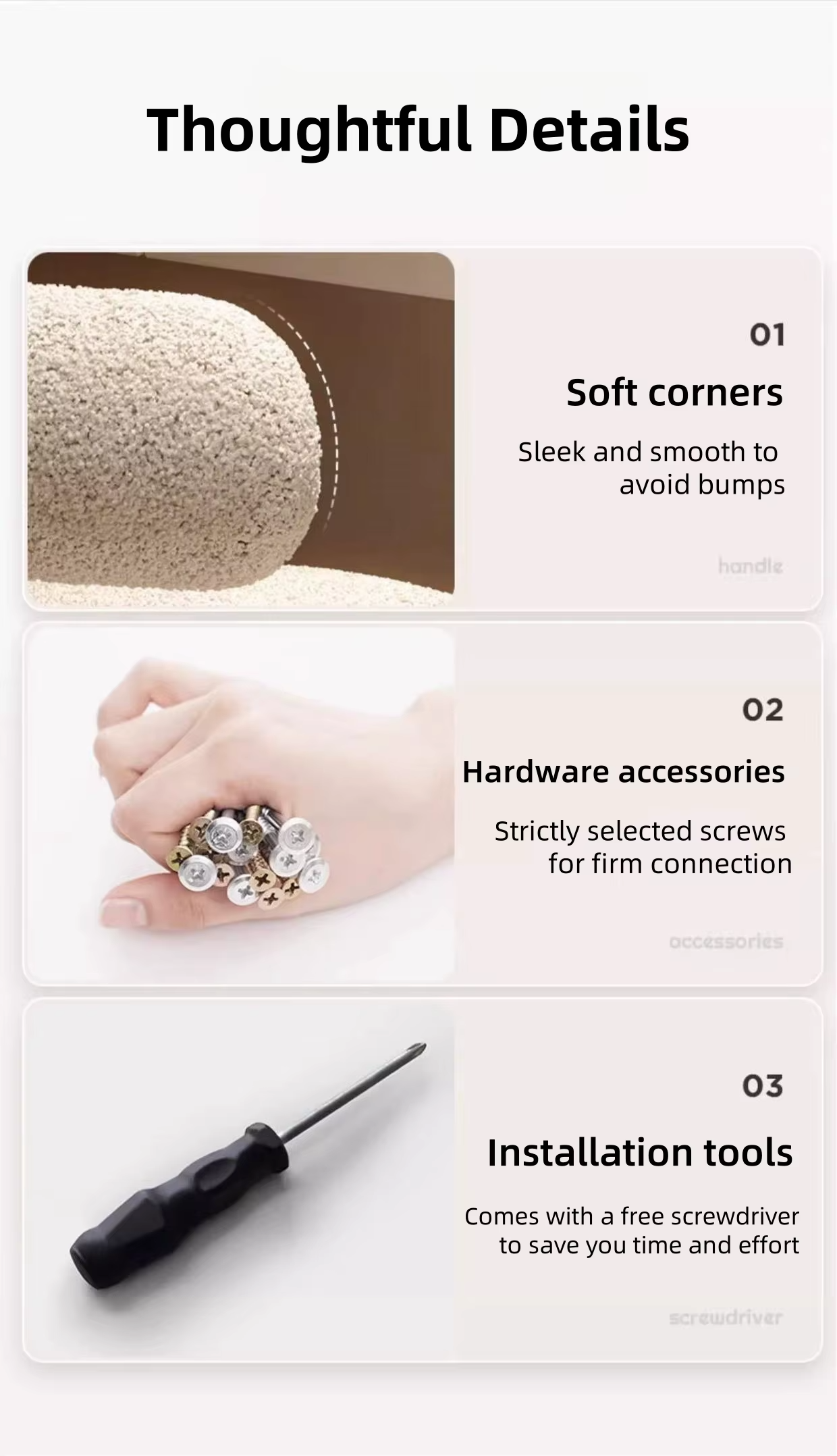 Modern boucle chair - Comes in 4 colours