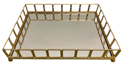 G-MT03 - Golden Mirror Tray