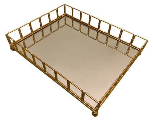 G-MT03 - Golden Mirror Tray