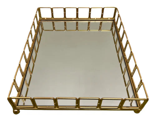 G-MT03 - Golden Mirror Tray