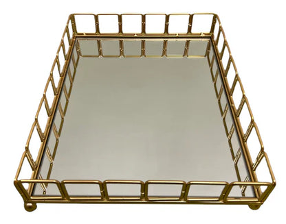 G-MT03 - Golden Mirror Tray