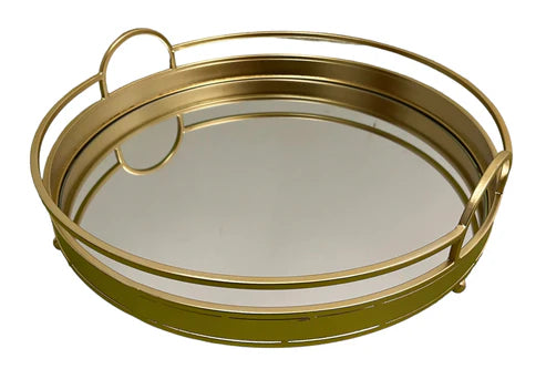 G-MT01 - Golden Mirror Tray