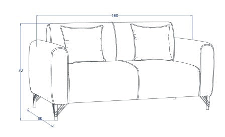 RIVAN Sofa set - 3 seater sofa - 2 seater sofa - choice of colours - Special offer