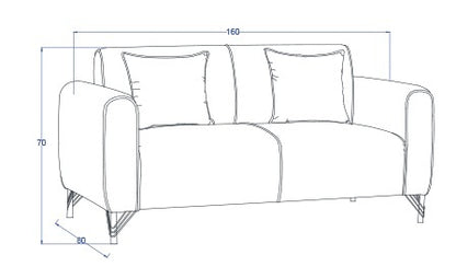 RIVAN Sofa set - 3 seater sofa - 2 seater sofa - choice of colours - Special offer
