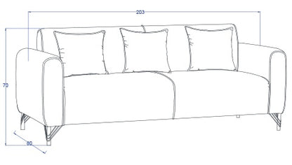 RIVAN Sofa set - 3 seater sofa - 2 seater sofa - choice of colours - Special offer