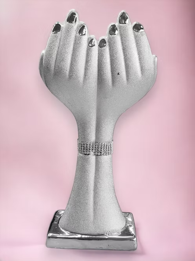 Hands Holding Diamonds Heart decoration Ornament