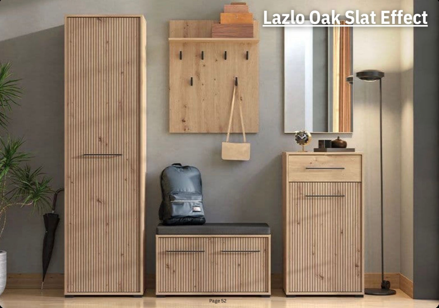 Lazlo Oak Slat Effect