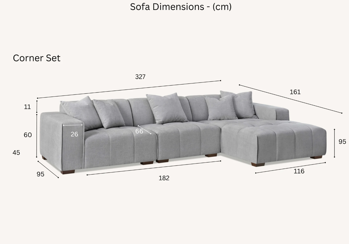 Leonard Left & Right Handed Group Sofa